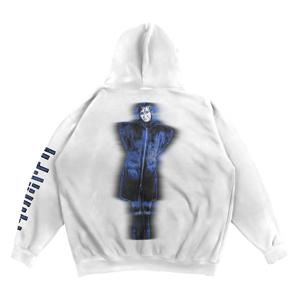 Revamped White Hoodie Back