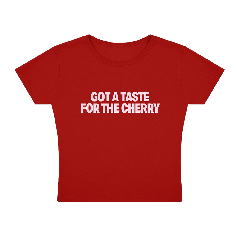 TAKE A BITE CHERRY RED TEE - Demi Lovato Official Store