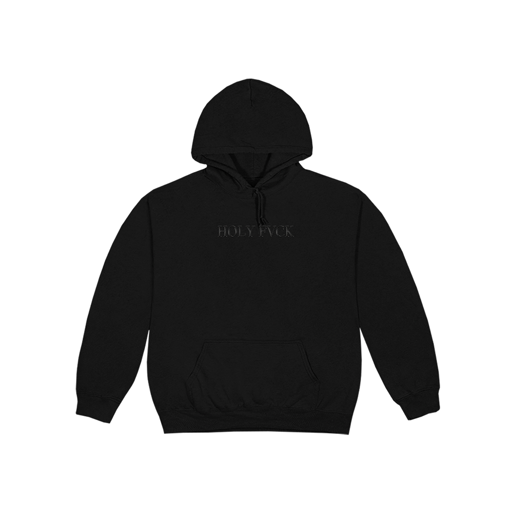 HOLY FVCK BLACK TONAL HOODIE - Demi Lovato Official Store HOLY FVCK BLACK TONAL HOODIE - Demi Lovato Official Store