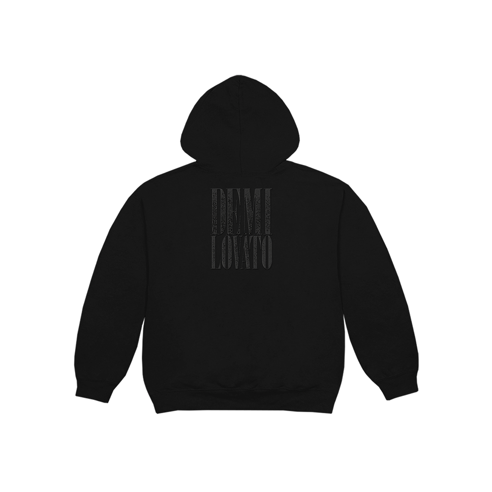HOLY FVCK BLACK TONAL HOODIE Back