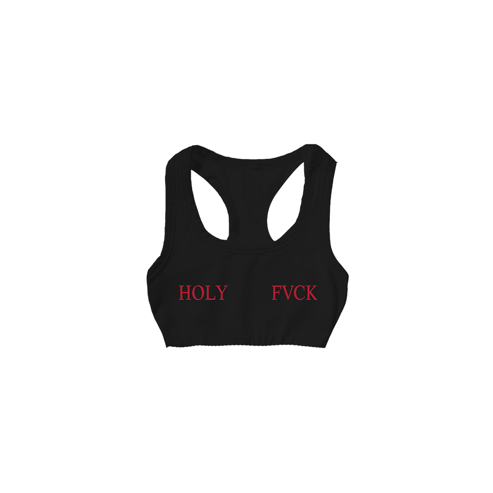 HOLY FVCK SPORTS BRA Front