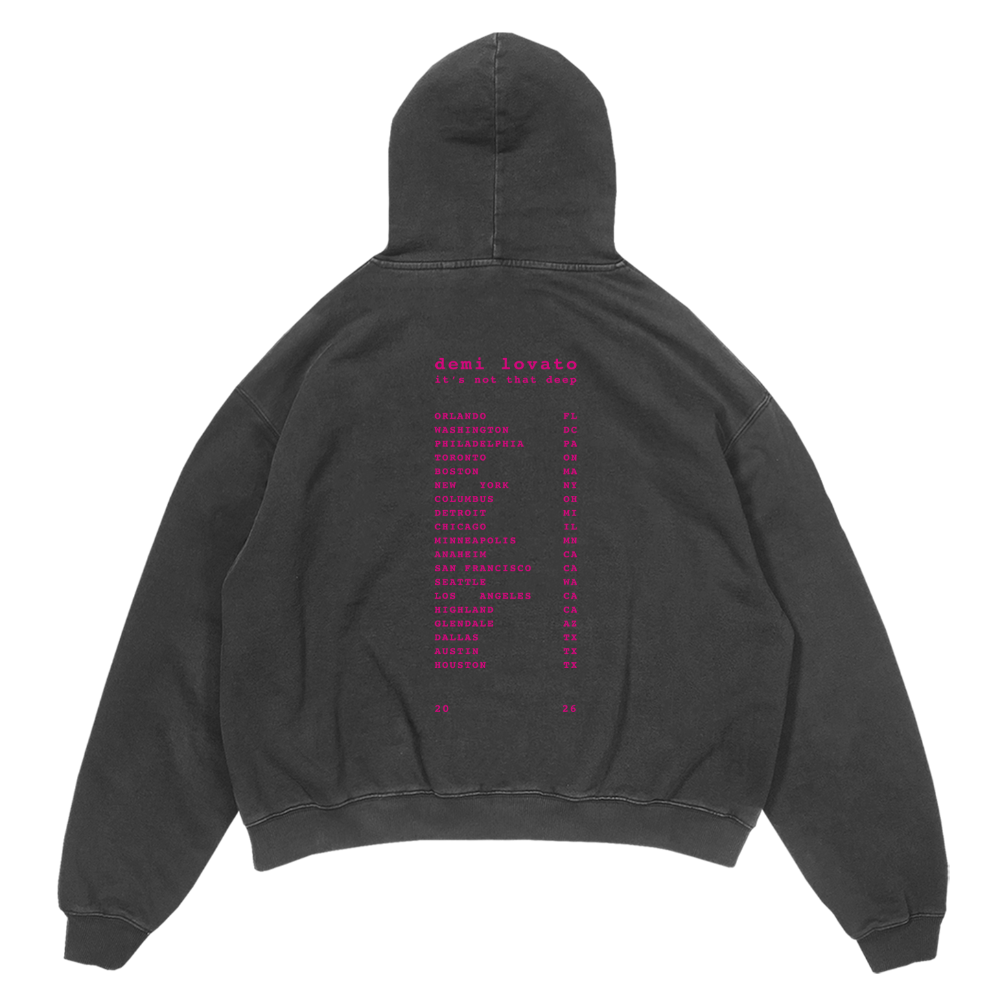 IT’S NOT THAT DEEP TOUR HOODIE BACK
