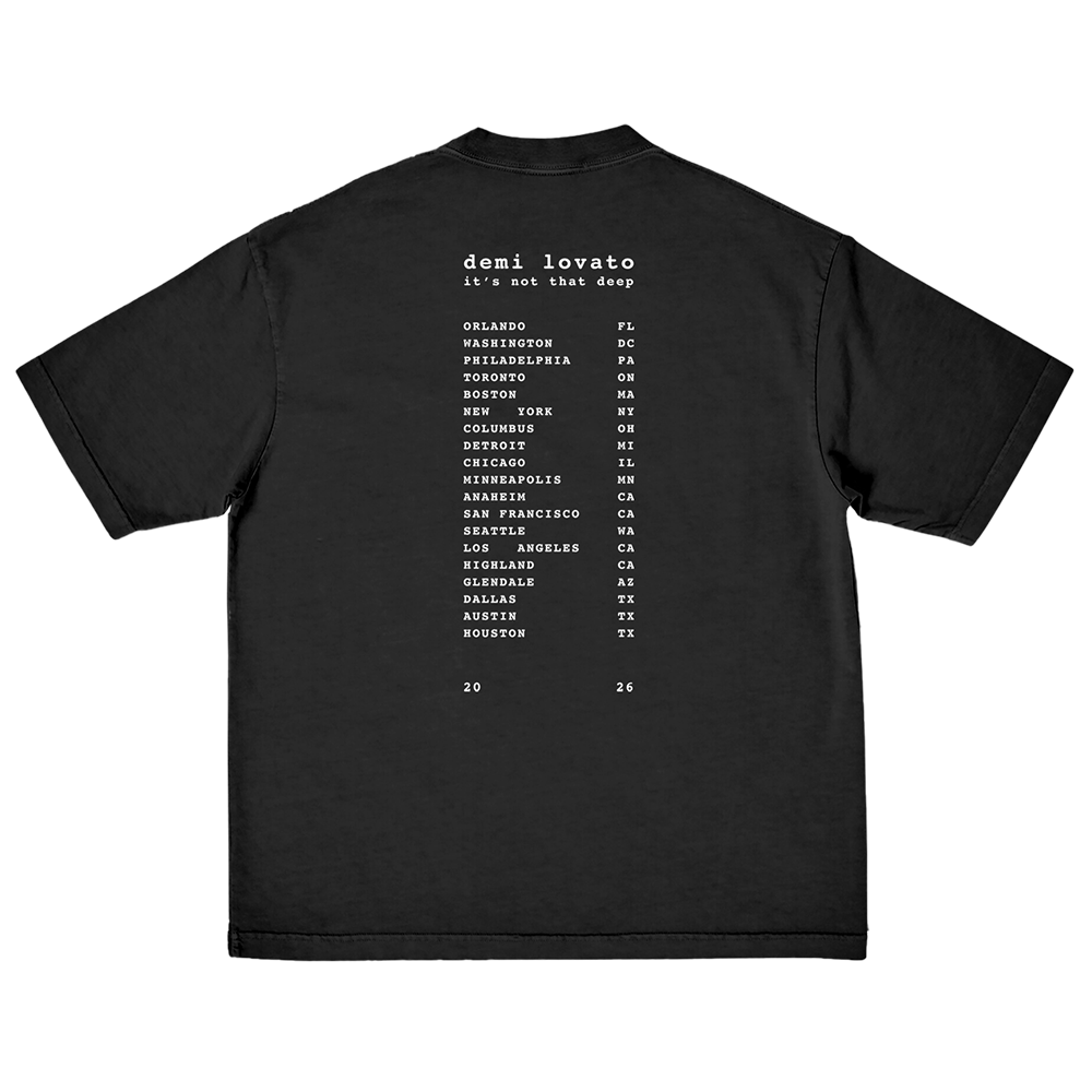IT’S NOT THAT DEEP TOUR TEE BACK