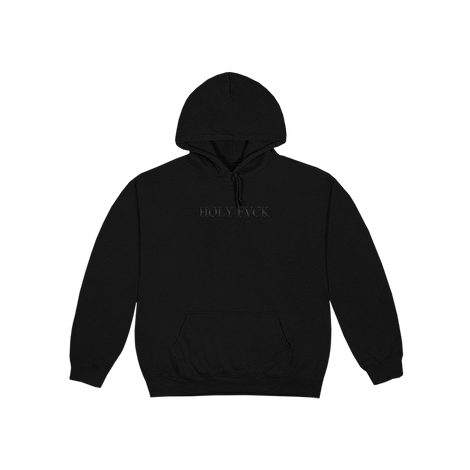 HOLY FVCK BLACK TONAL SWEATSUIT Hoodie Front