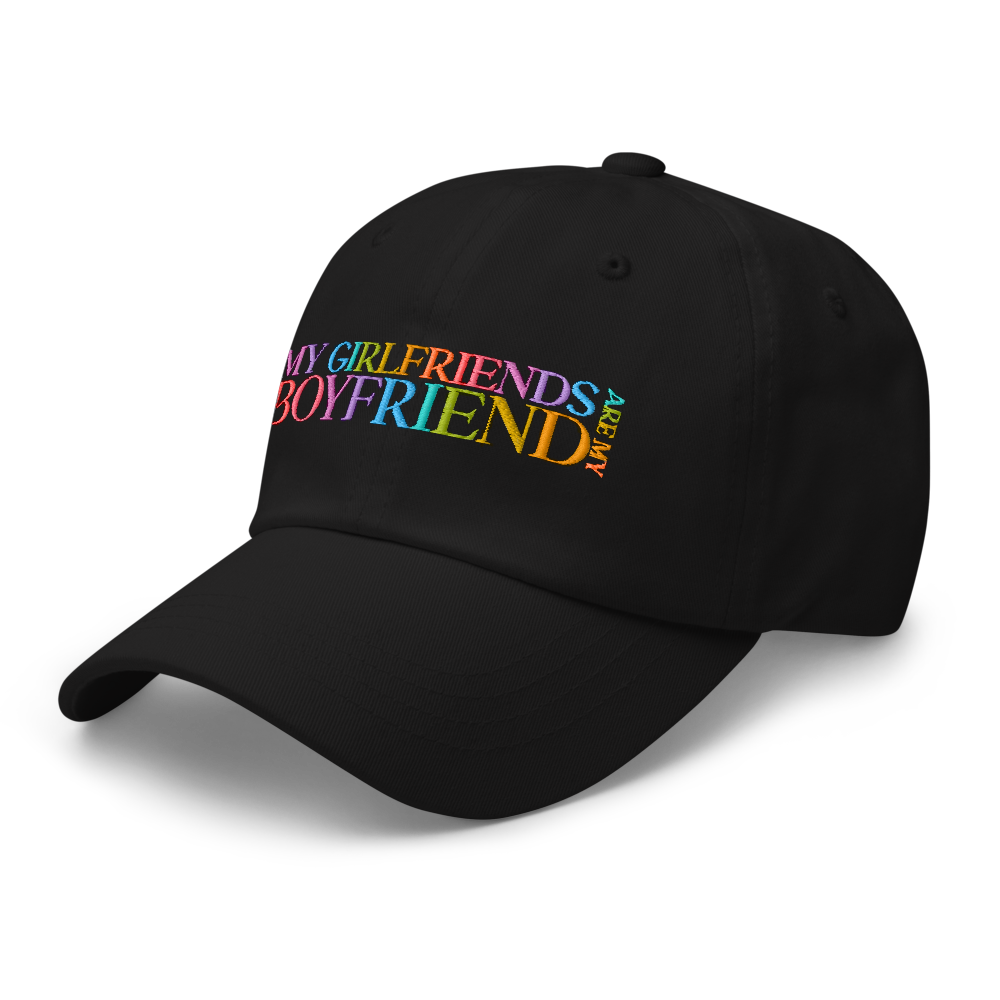 My Girlfriends Are My Boyfriend Pride Hat I Front