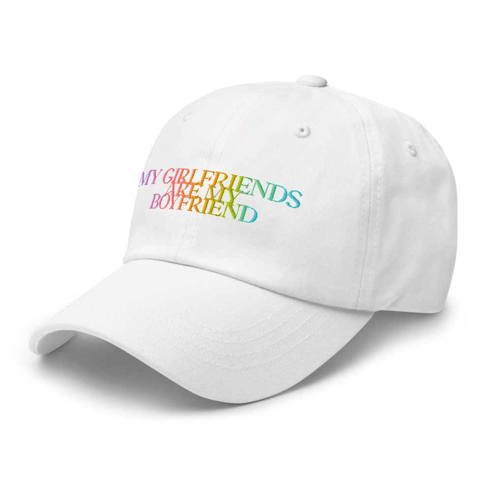 My Girlfriends Are My Boyfriend Pride Hat II Front
